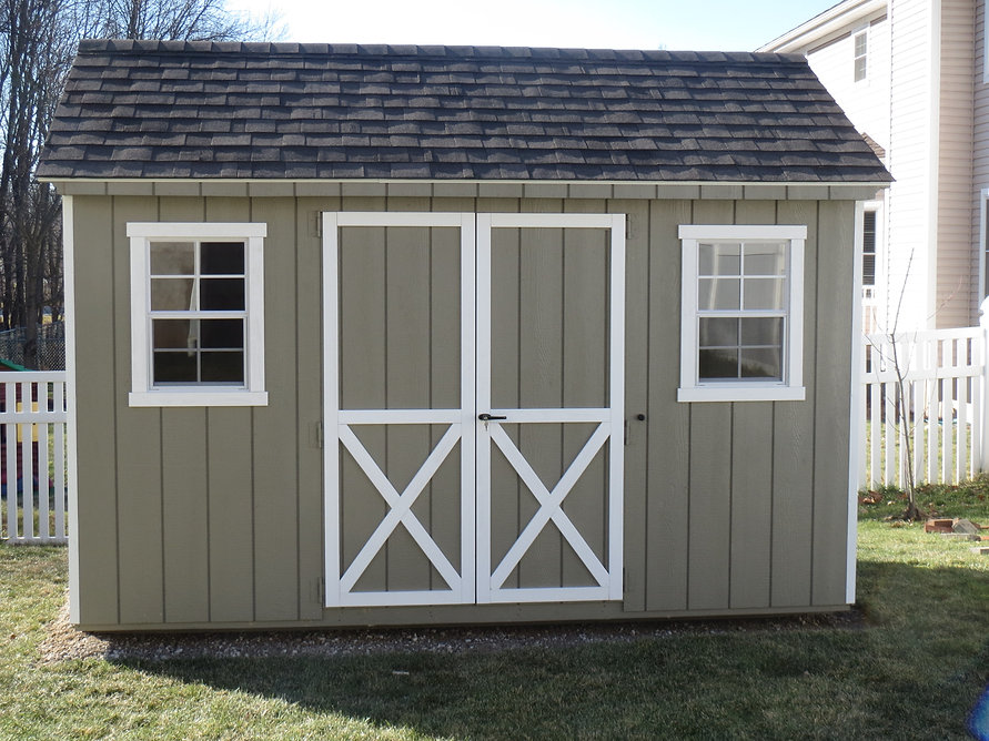 CC-123 Cape Code Shed Front View