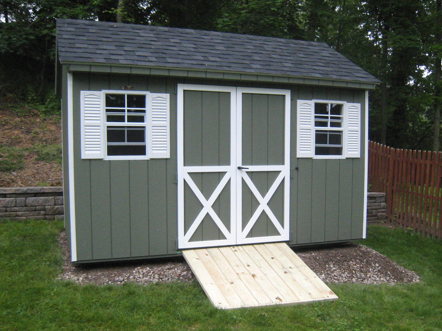 CC-124 Cape Code Shed Front View