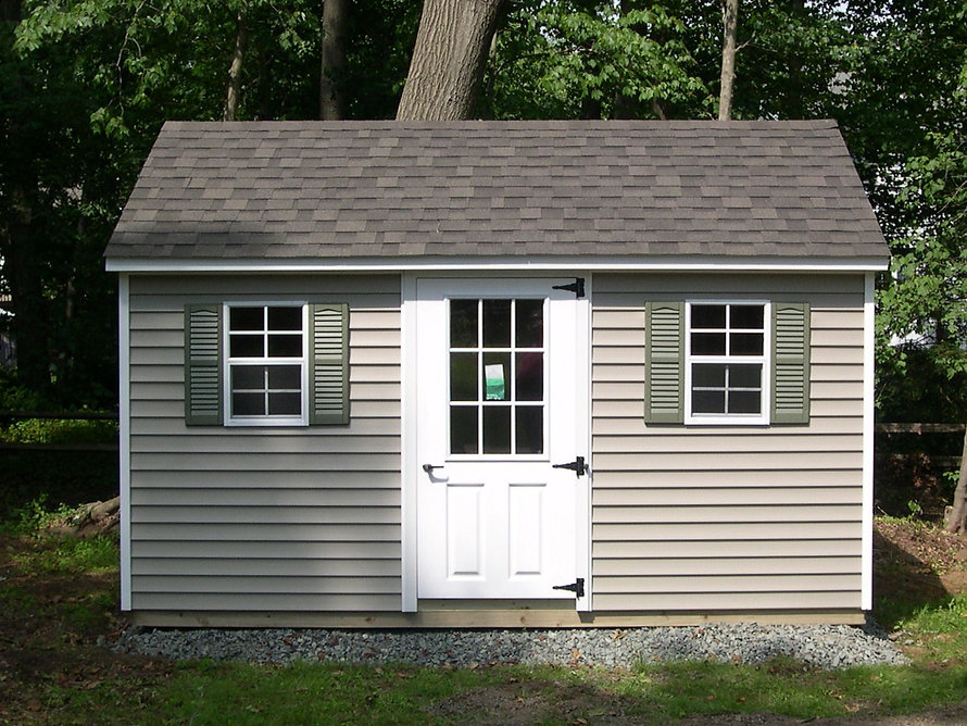 CC-128 Cape Code Shed Front View