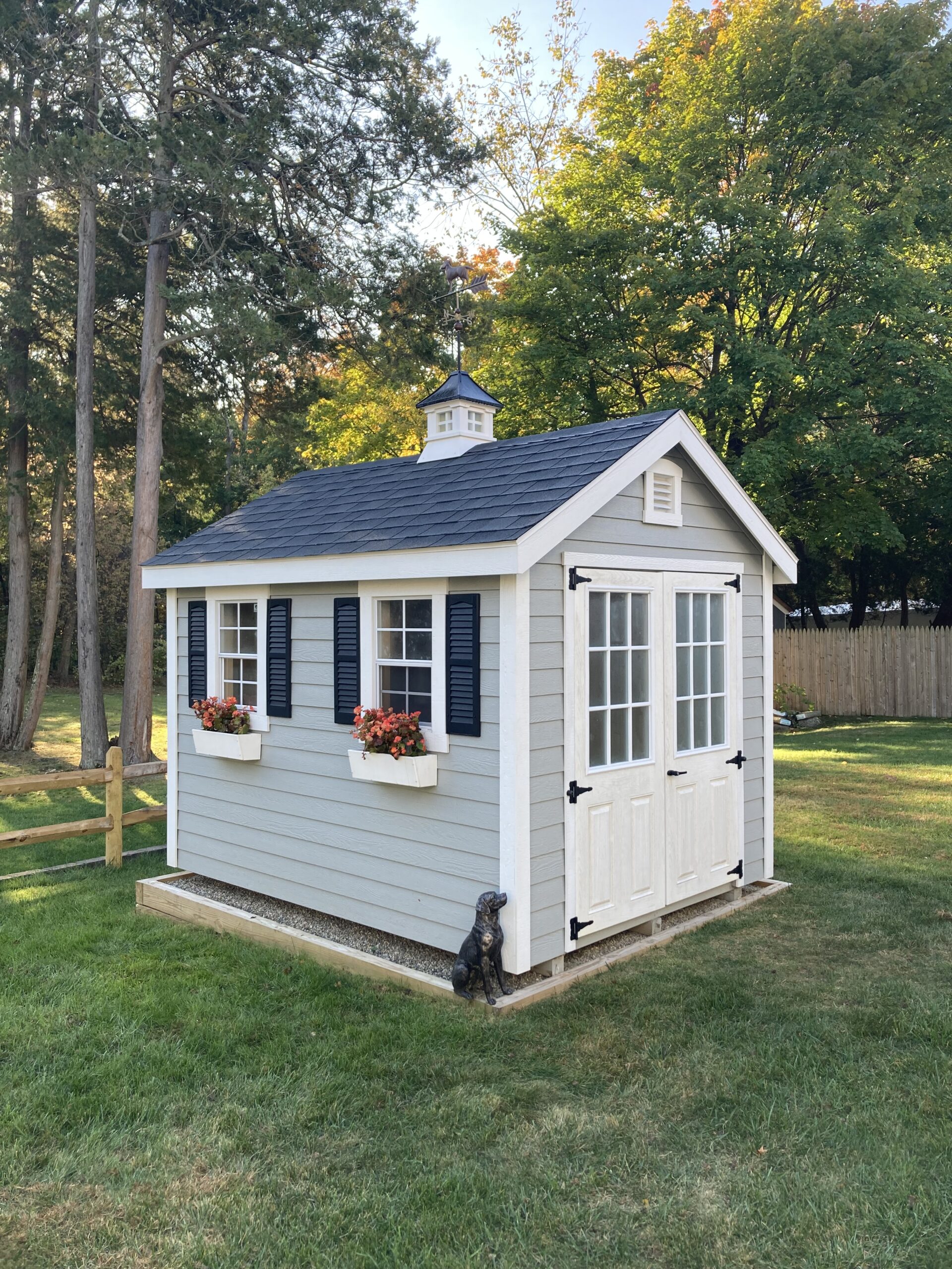 CC-129 Cape Code Shed Left Front View